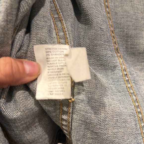 Hudson Stretch Denim Jean Jacket in XS - Picture 3 of 3